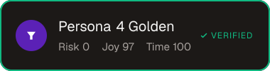 Persona 4 Golden — Sifter score
