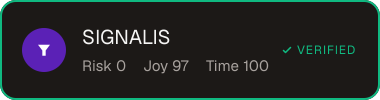 SIGNALIS — Sifter score