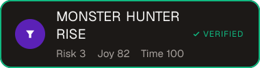MONSTER HUNTER RISE — Sifter score