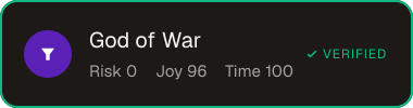 God of War — Sifter score