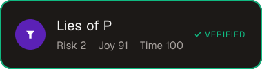 Lies of P — Sifter score