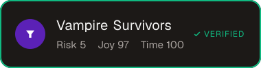 Vampire Survivors — Sifter score
