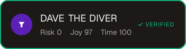 DAVE THE DIVER — Sifter score