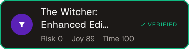 The Witcher: Enhanced Edition Director's Cut — Sifter score