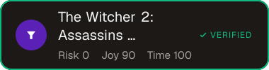The Witcher 2: Assassins of Kings Enhanced Edition — Sifter score