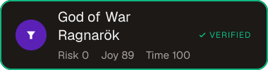 God of War Ragnarök — Sifter score
