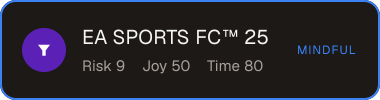 EA SPORTS FC™ 25 — Sifter score