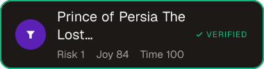 Prince of Persia The Lost Crown — Sifter score