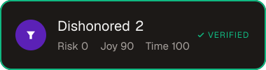 Dishonored 2 — Sifter score