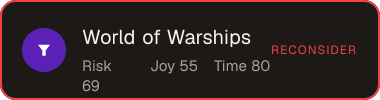 World of Warships — Sifter score