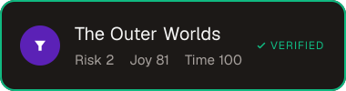 The Outer Worlds — Sifter score