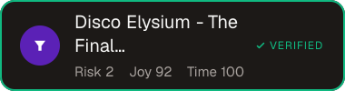 Disco Elysium - The Final Cut — Sifter score