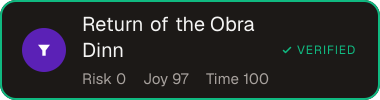 Return of the Obra Dinn — Sifter score